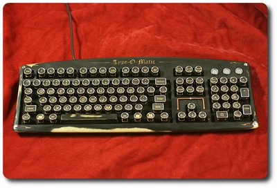 steampunk inspired keyboard
