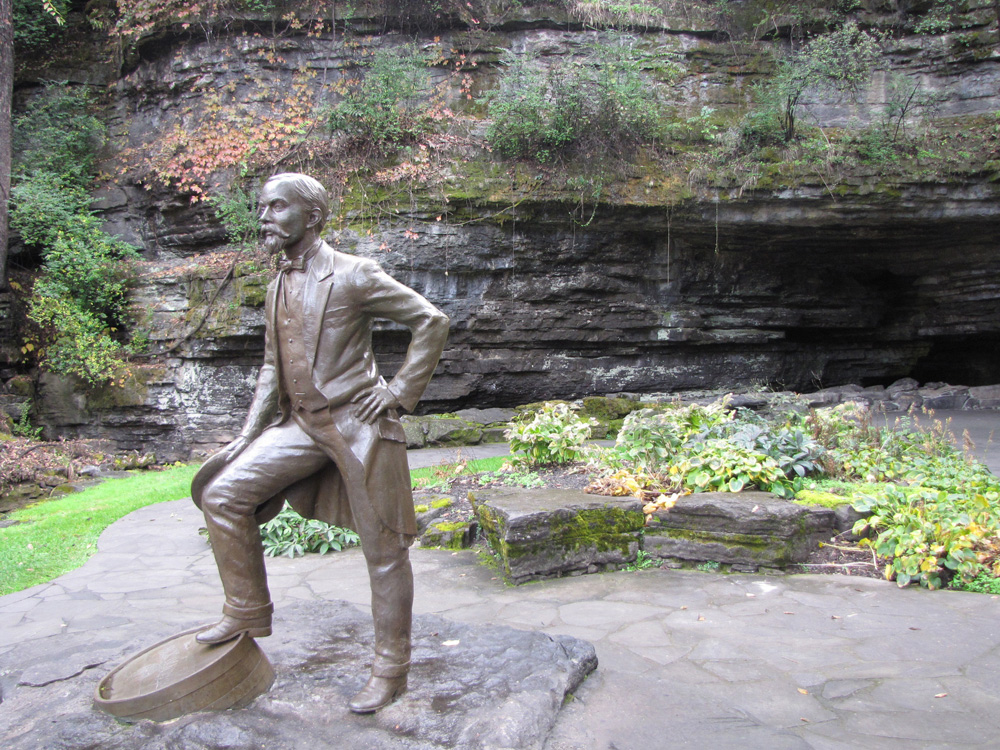 Jack at the Jack Daniels Distillery